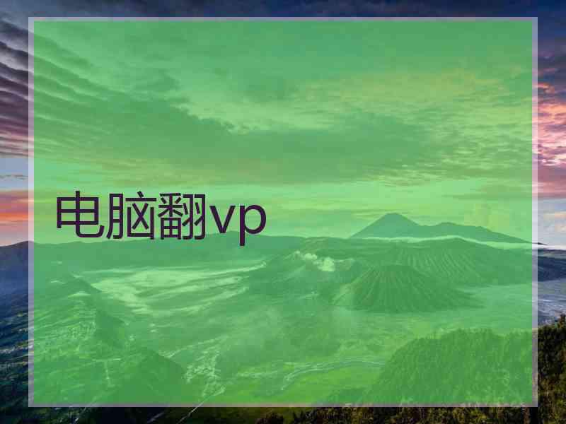 电脑翻vp