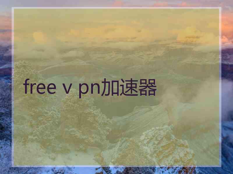 free v pn加速器