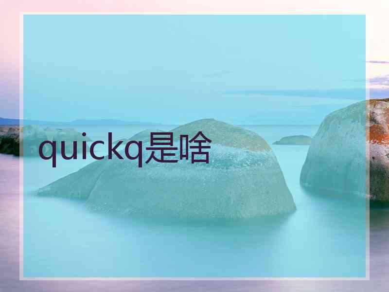 quickq是啥