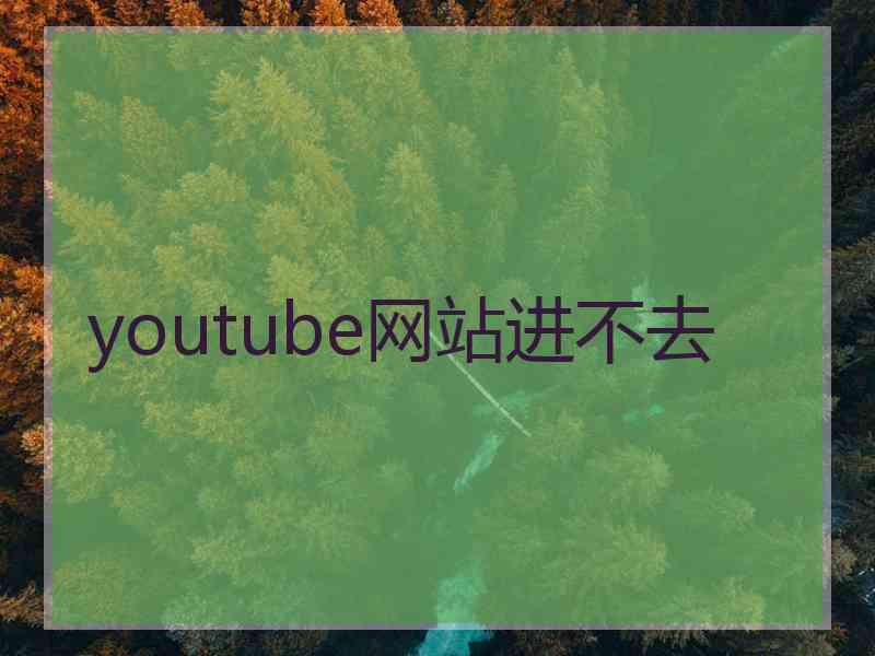 youtube网站进不去