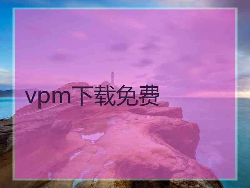 vpm下载免费