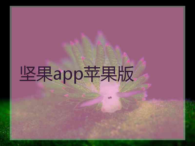 坚果app苹果版