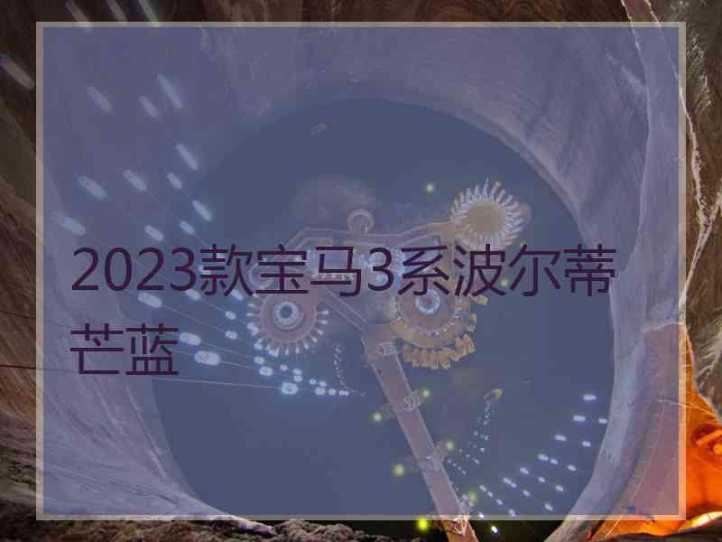 2023款宝马3系波尔蒂芒蓝