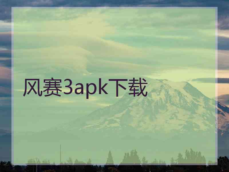 风赛3apk下载