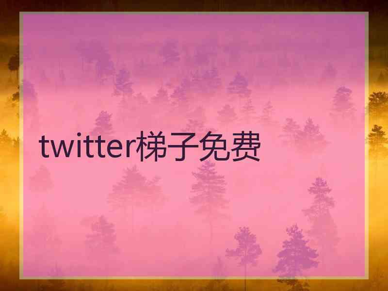 twitter梯子免费