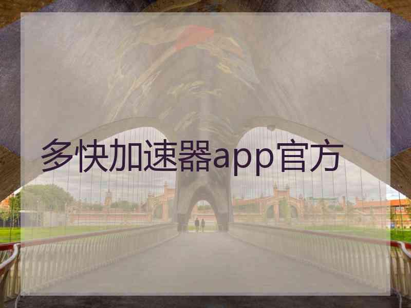 多快加速器app官方