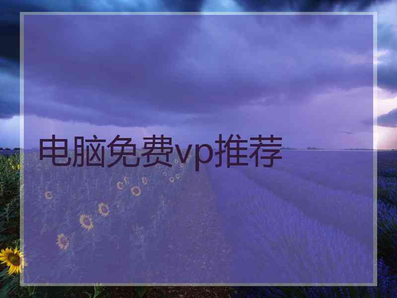 电脑免费vp推荐