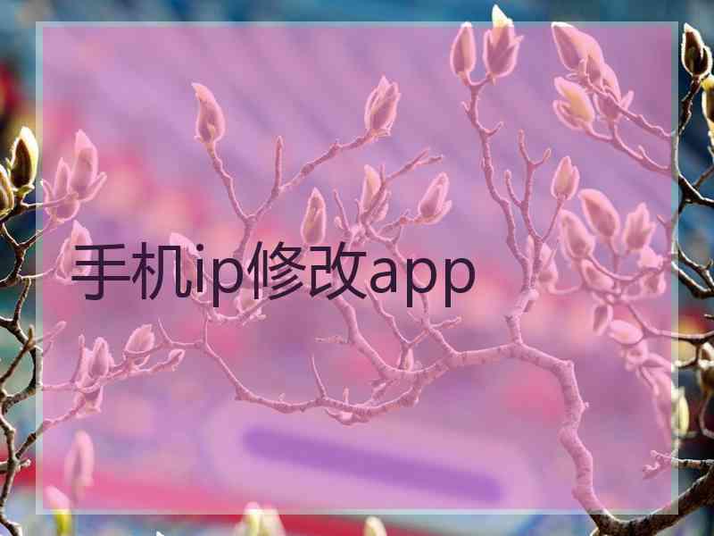 手机ip修改app