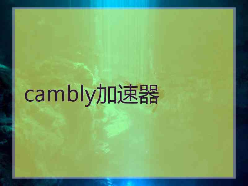 cambly加速器