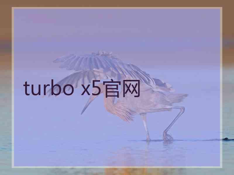 turbo x5官网