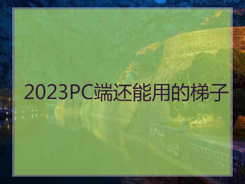 2023PC端还能用的梯子