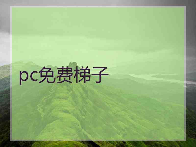 pc免费梯子