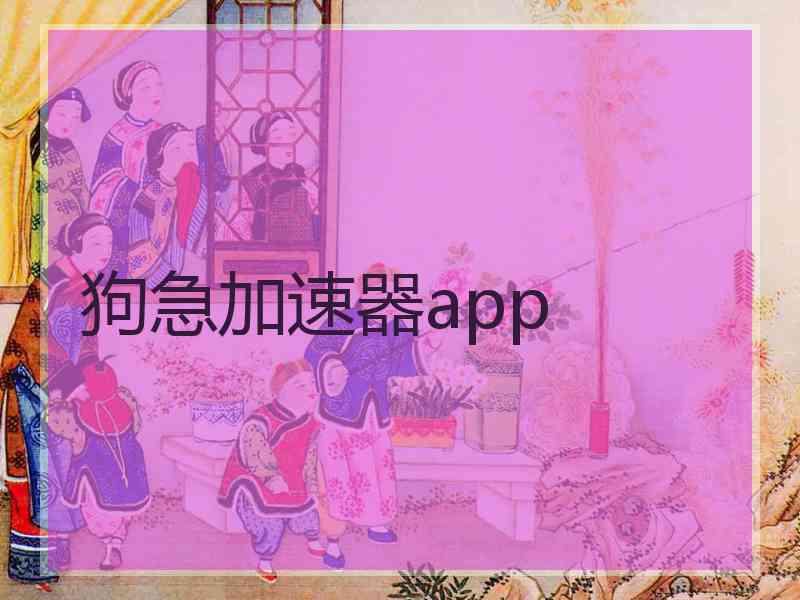 狗急加速器app