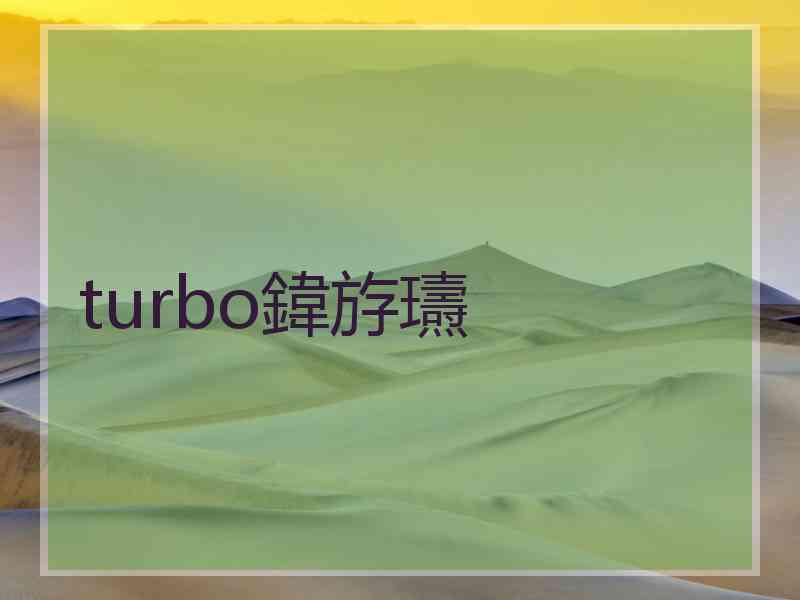 turbo鍏斿瓙