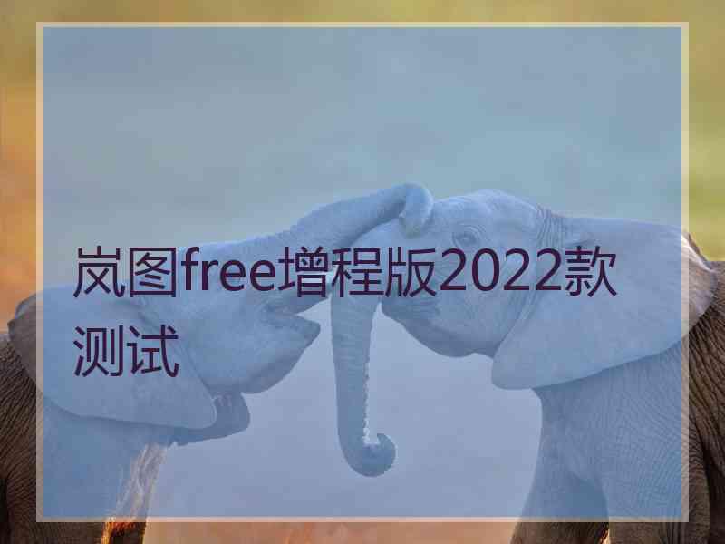 岚图free增程版2022款测试