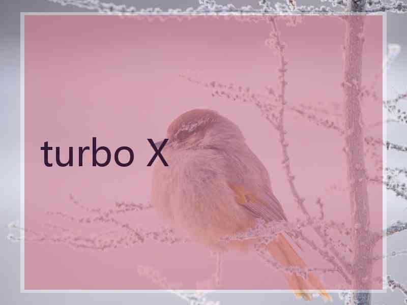 turbo X