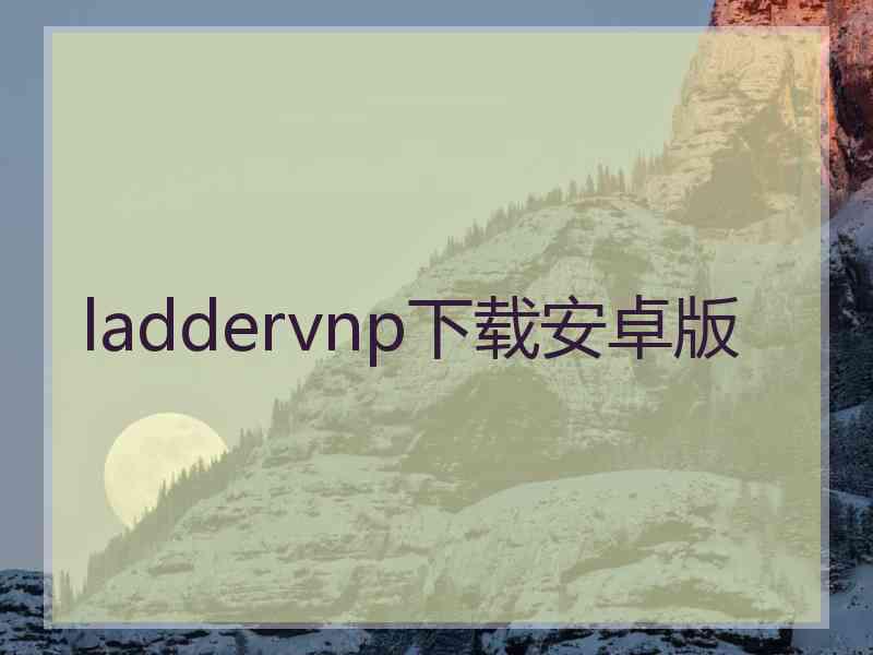 laddervnp下载安卓版