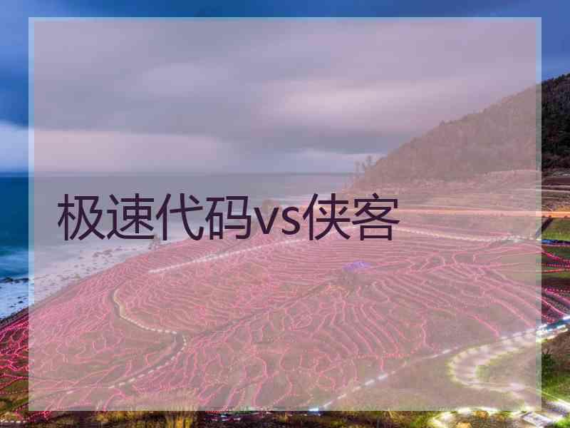 极速代码vs侠客