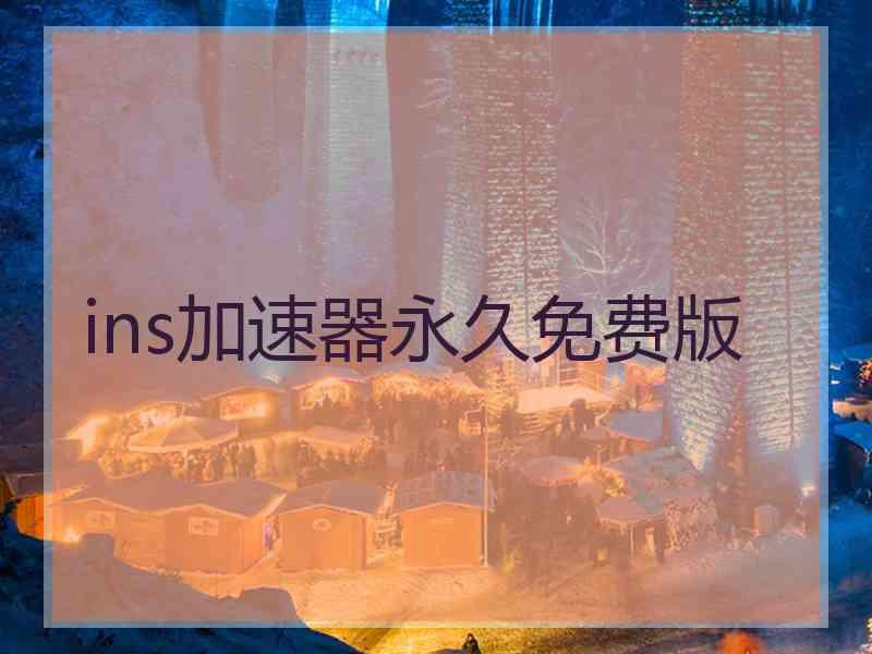 ins加速器永久免费版