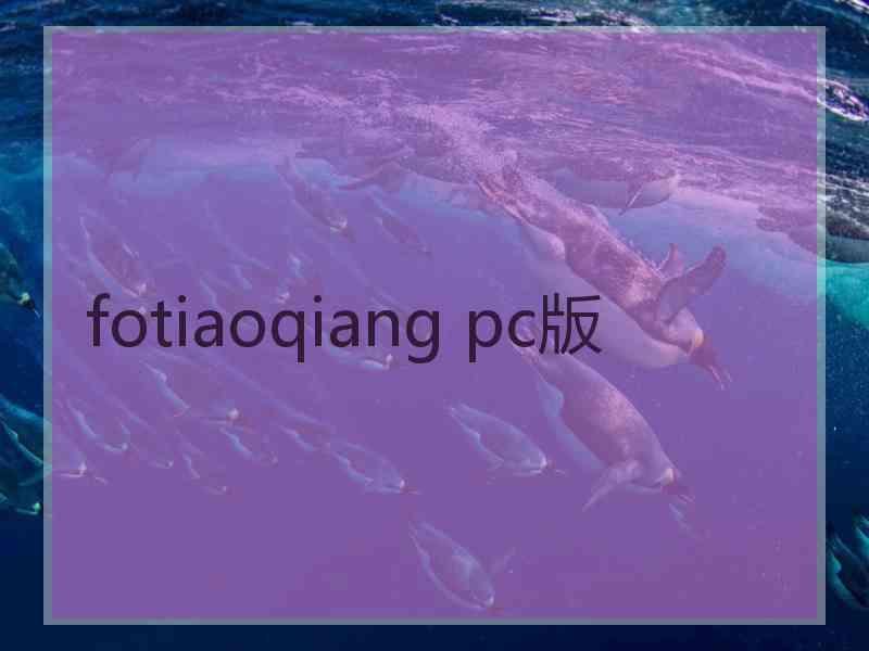 fotiaoqiang pc版