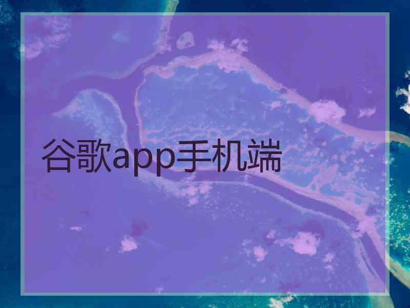 谷歌app手机端