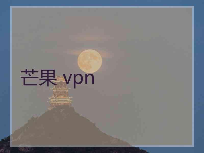 芒果 vpn