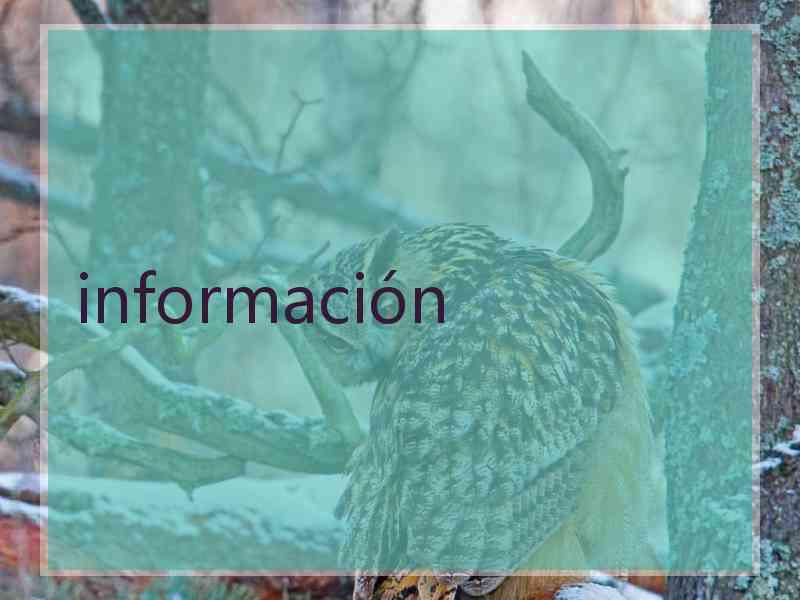 información