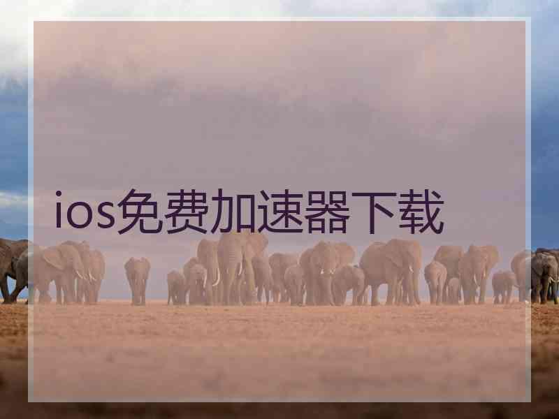 ios免费加速器下载