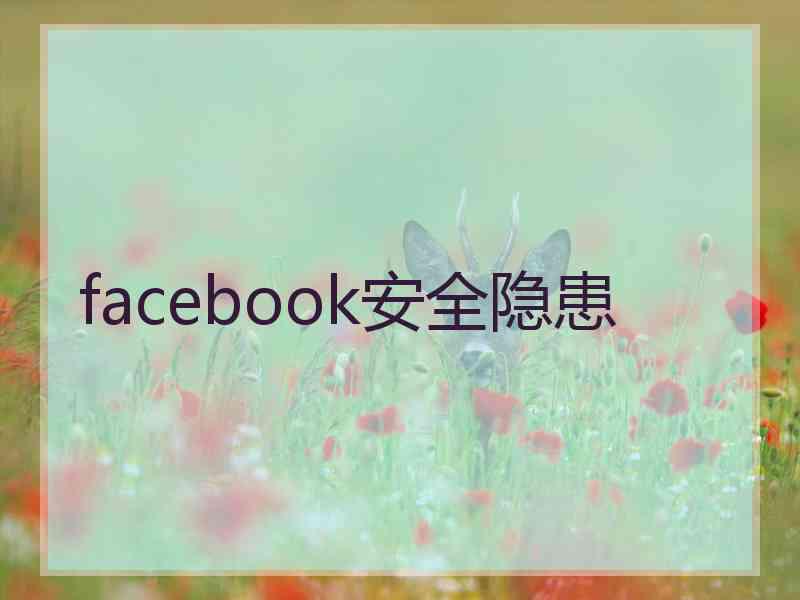 facebook安全隐患